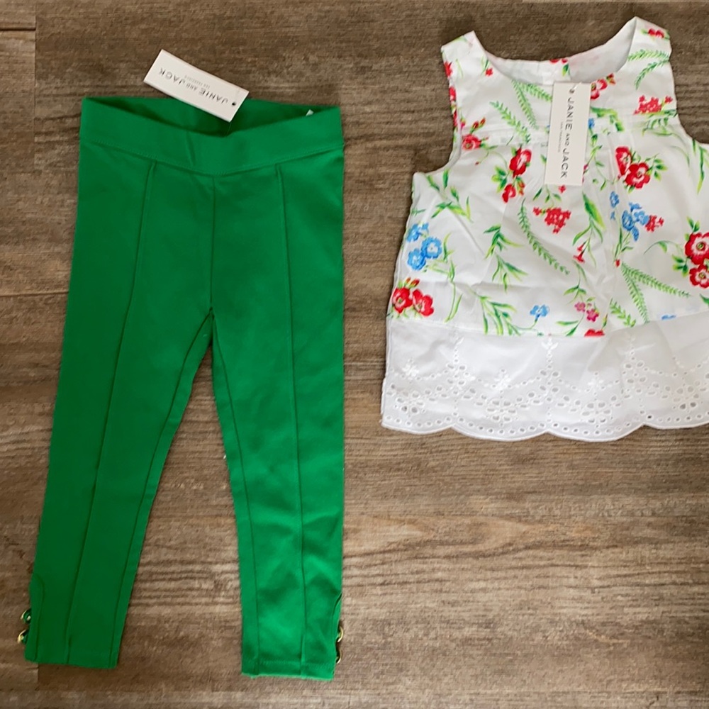 Janie and Jack matching set NWT size 2T